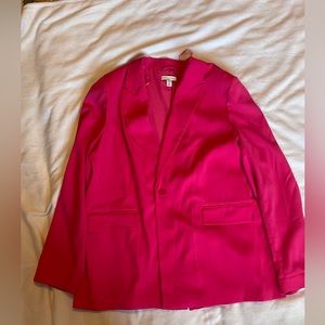 Topshop Pink blazer one button